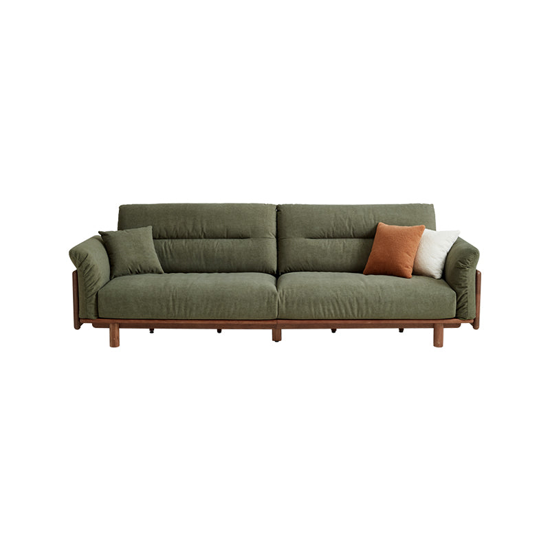 Holden 214cm/274cm/314cm FAS-Graded Solid American Oak Wood Multiple People Sofa Scratch-Resistant Fabric