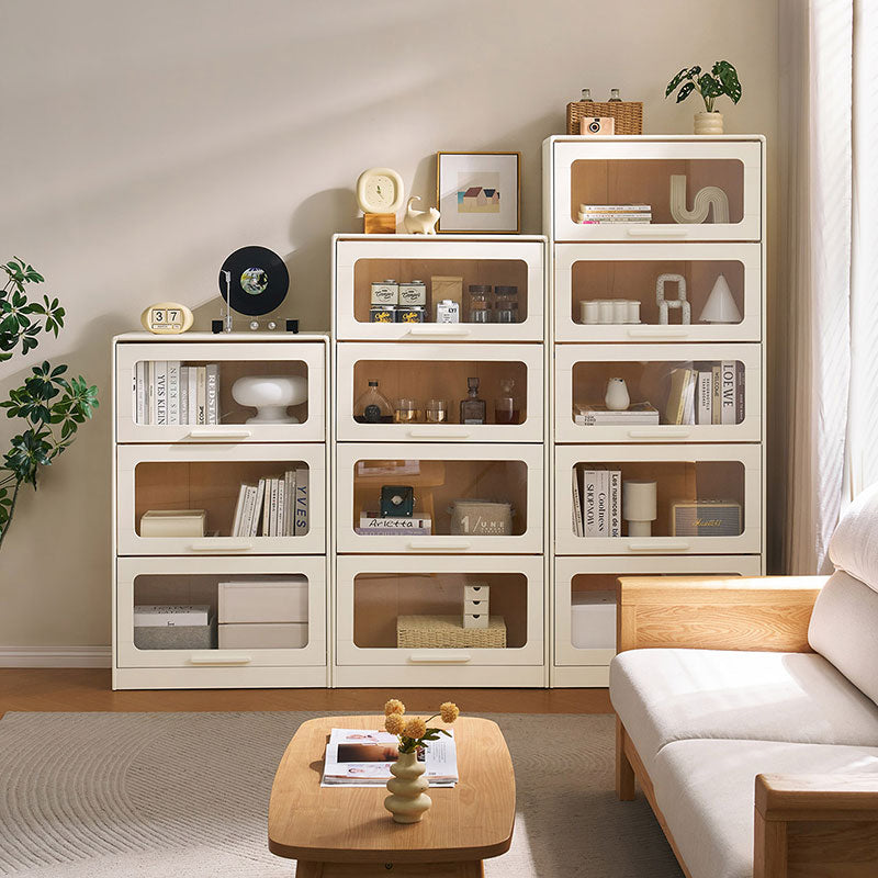 Gareth Flip-Door Bookcase 75cm, 3 to 5 Tiers
