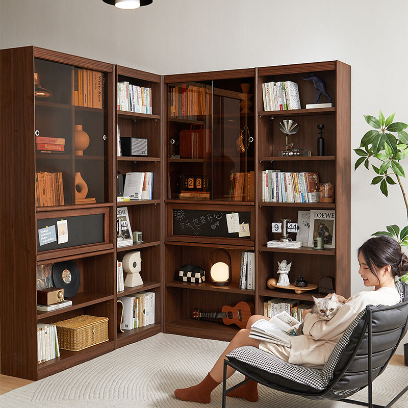 Watson Slim Bookcase 200cm, 30cm Deep, Optional LED – view 2