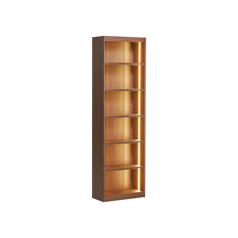 Watson Slim Bookcase 200cm, 30cm Deep, Optional LED – view 25