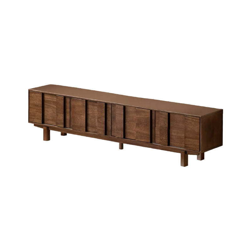 Alberta 2m/2.2m/2.4m Merpauh Wood TV Stand/Entertainment Unit For Home Walnut Color