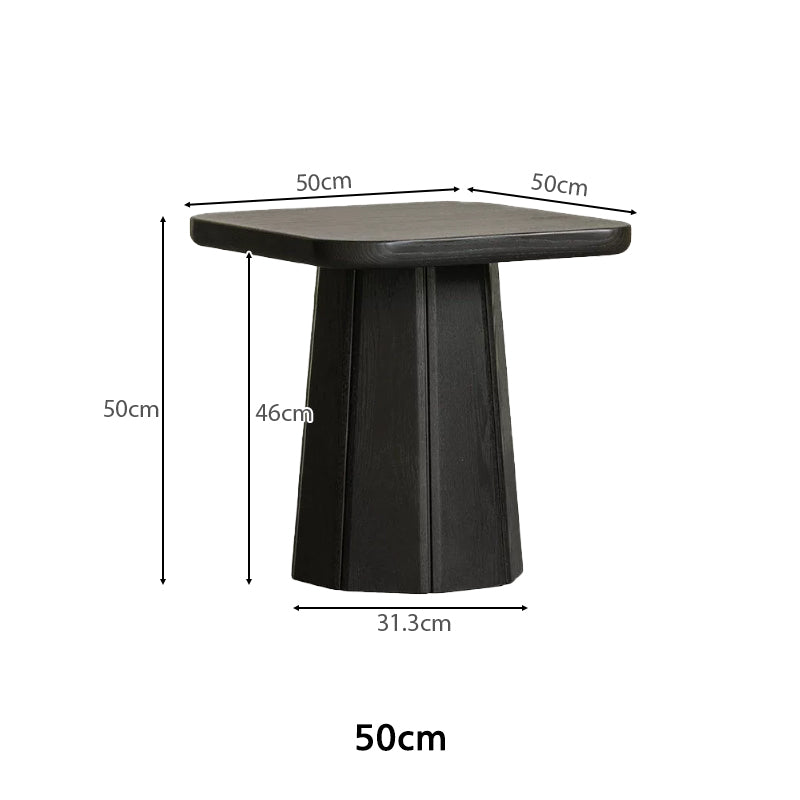 Aldo Solid Golden‑flower Pear Wood/Fraxinus Mandshurica Wood Coffee Table/Side Table Set