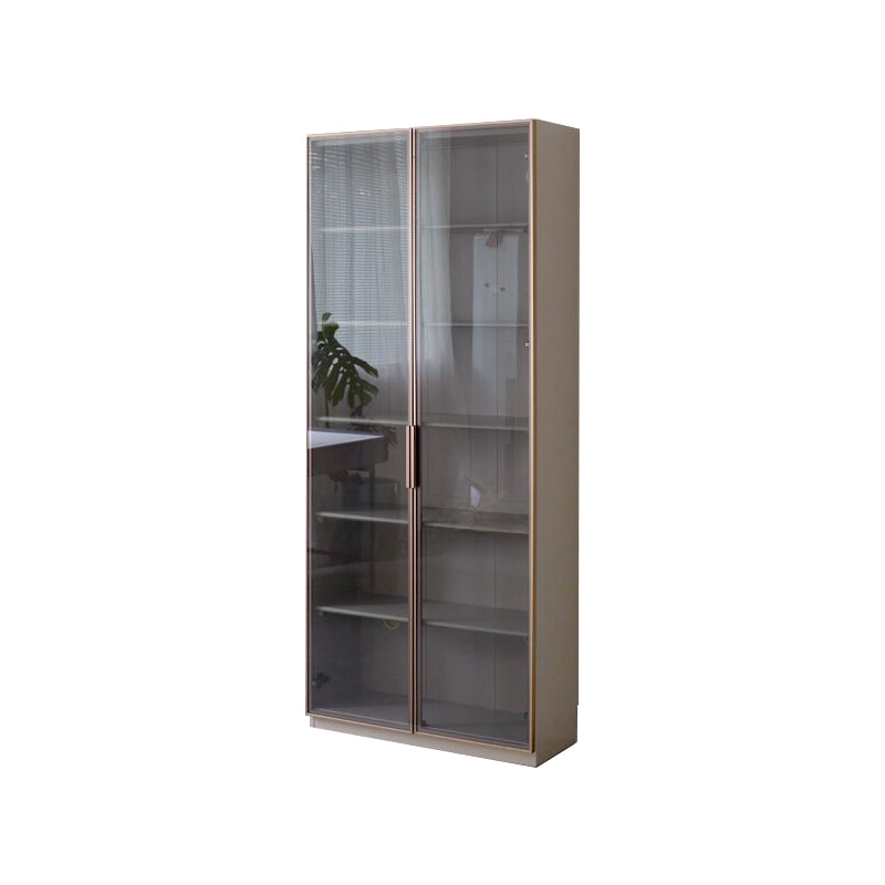 Colin Solid Timber Bookcase 200cm, 85cm Wide, Grey – view 3