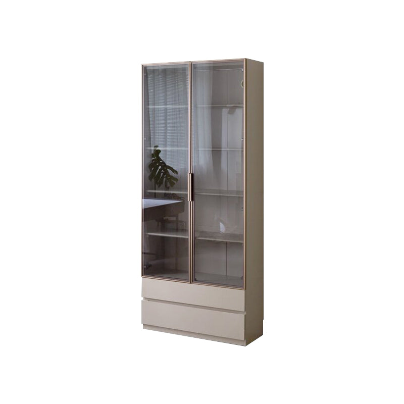 Colin Solid Timber Bookcase 200cm, 85cm Wide, Grey – view 7
