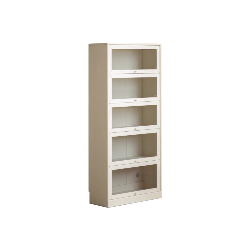 Jared Solid Oak Bookcase with Light 75cm, 3 Heights – view 20