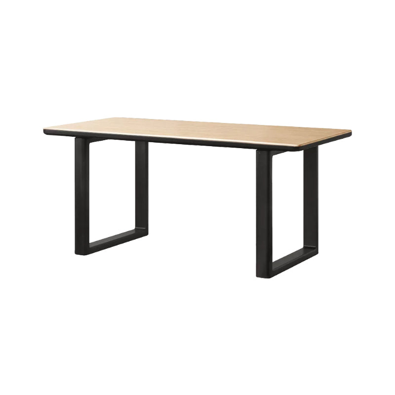 Alyssa 140cm/160cm/180cm/200cm FAS-Graded Solid American Oak Wood Dining Table With Ceramic for Home Black Color