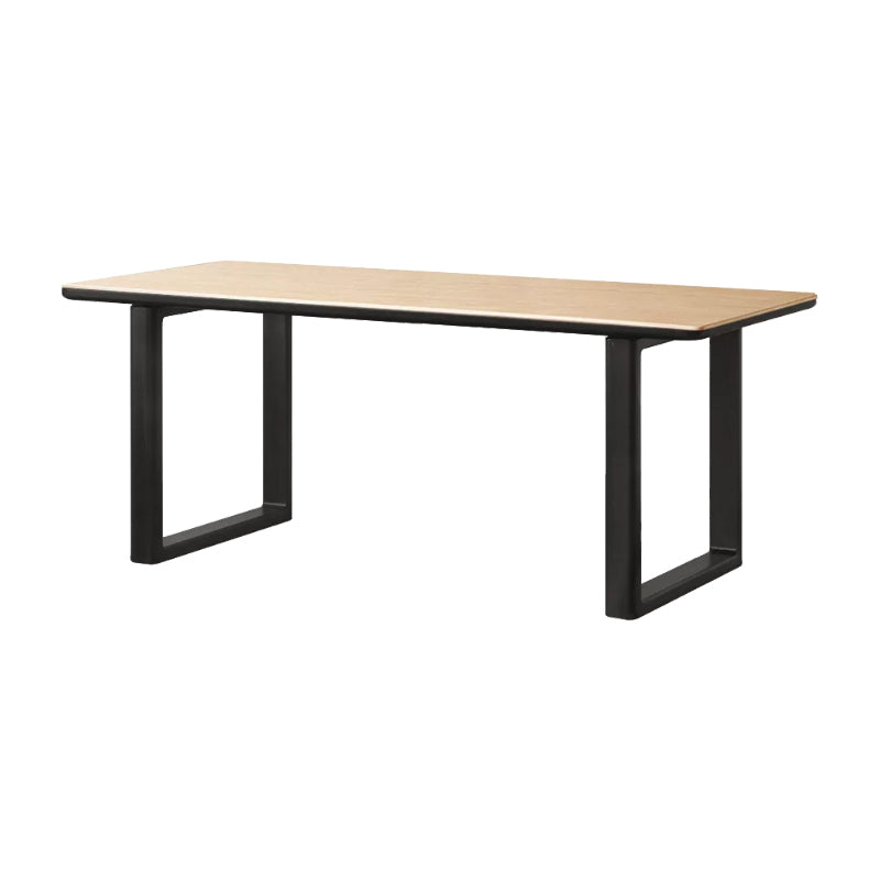 Alyssa 140cm/160cm/180cm/200cm FAS-Graded Solid American Oak Wood Dining Table With Ceramic for Home Black Color