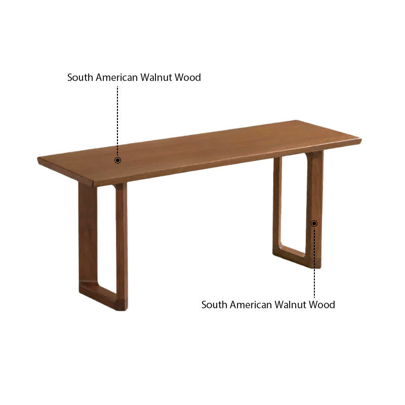 Alaric 180cm/200cm/220cm/240cm South American Walnut Wood Dining Table/Office Table Walnut Color