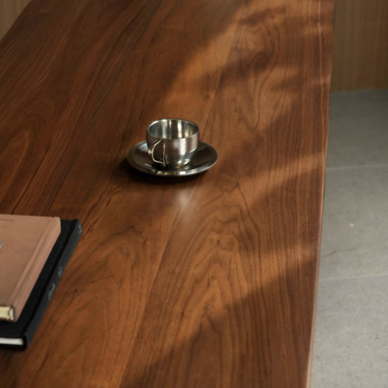 Alaric 180cm/200cm/220cm/240cm South American Walnut Wood Dining Table/Office Table Walnut Color