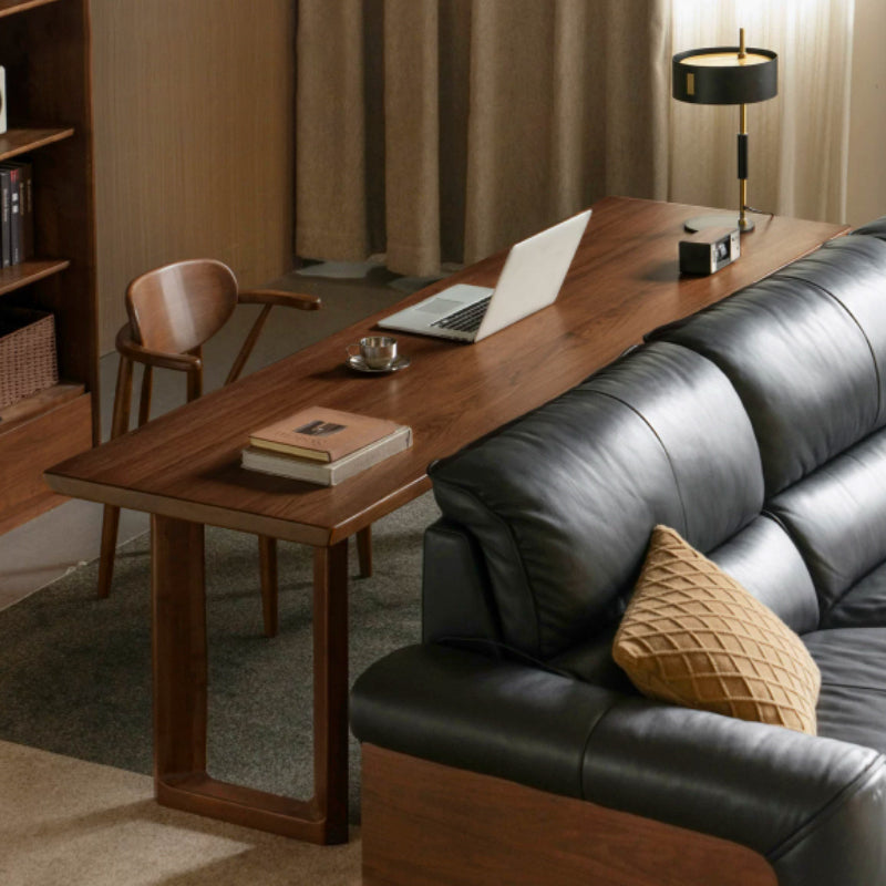Alaric 180cm/200cm/220cm/240cm South American Walnut Wood Dining Table/Office Table Walnut Color