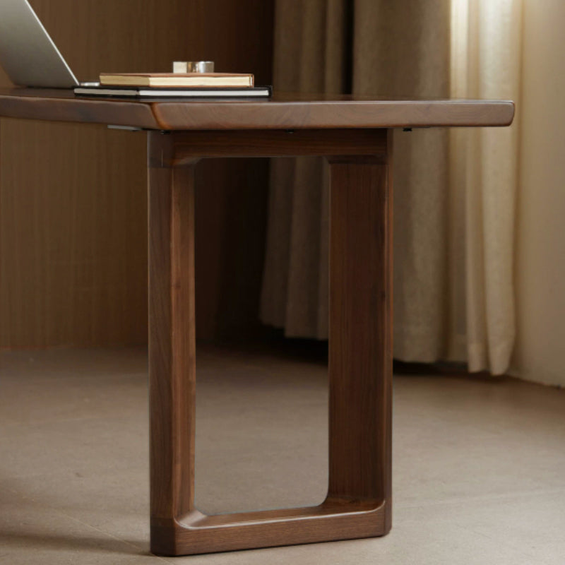 Alaric 180cm/200cm/220cm/240cm South American Walnut Wood Dining Table/Office Table Walnut Color