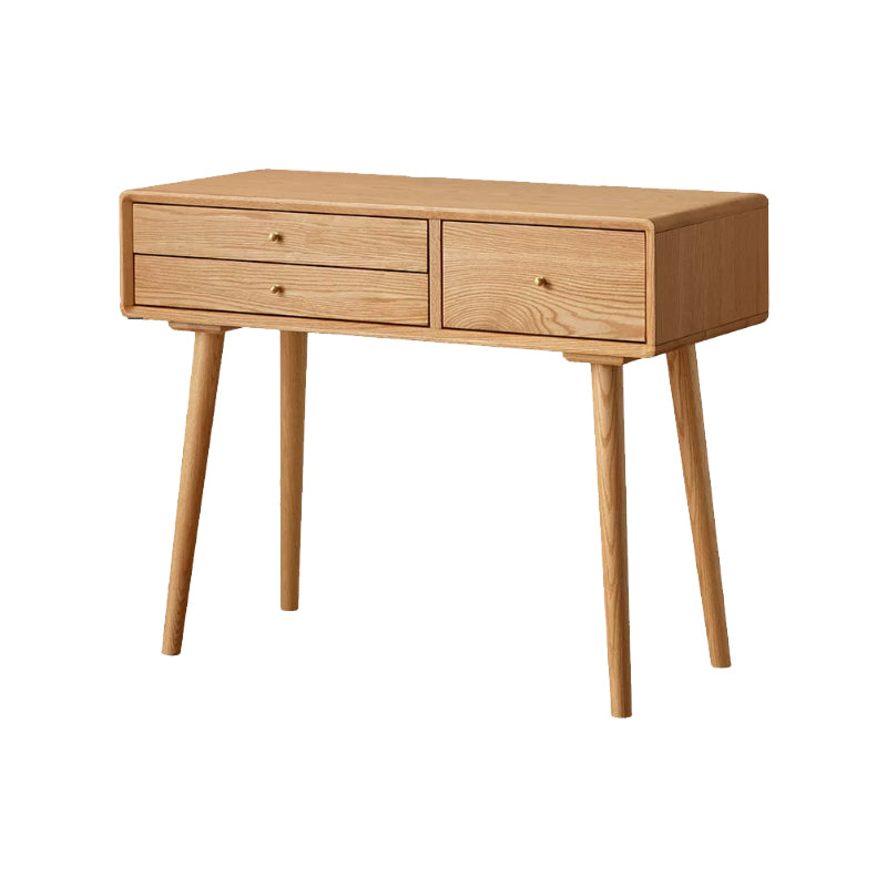 Abel solid American oak dressing table with mirror – A, view 19