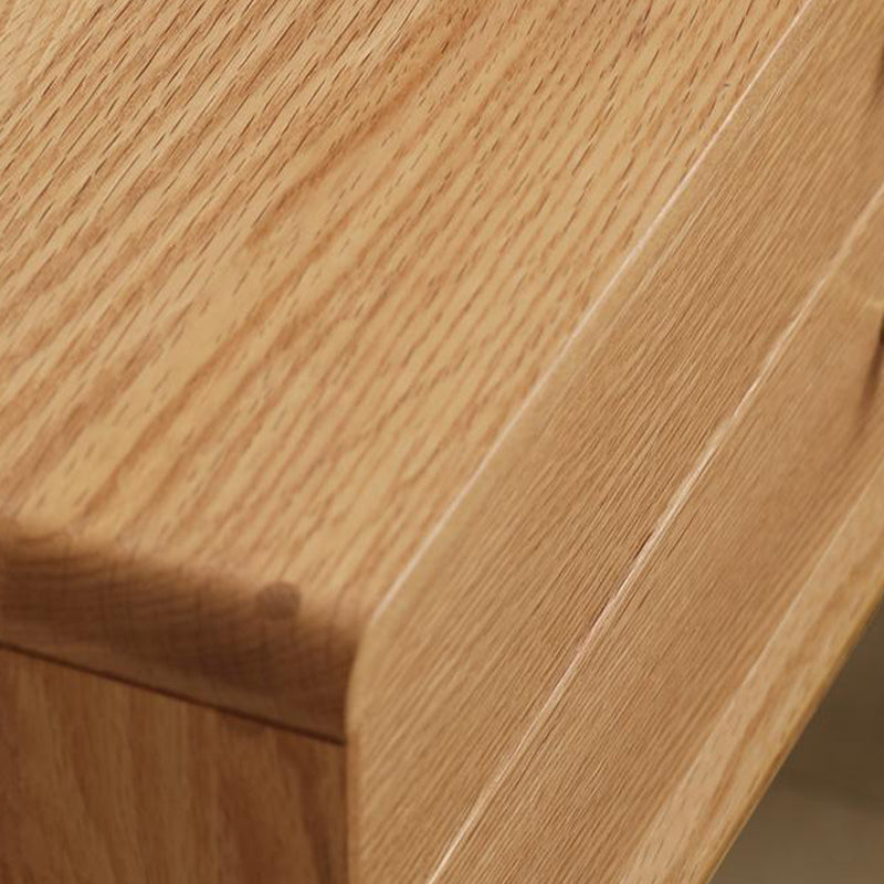 Abel solid American oak dressing table with mirror – view 15