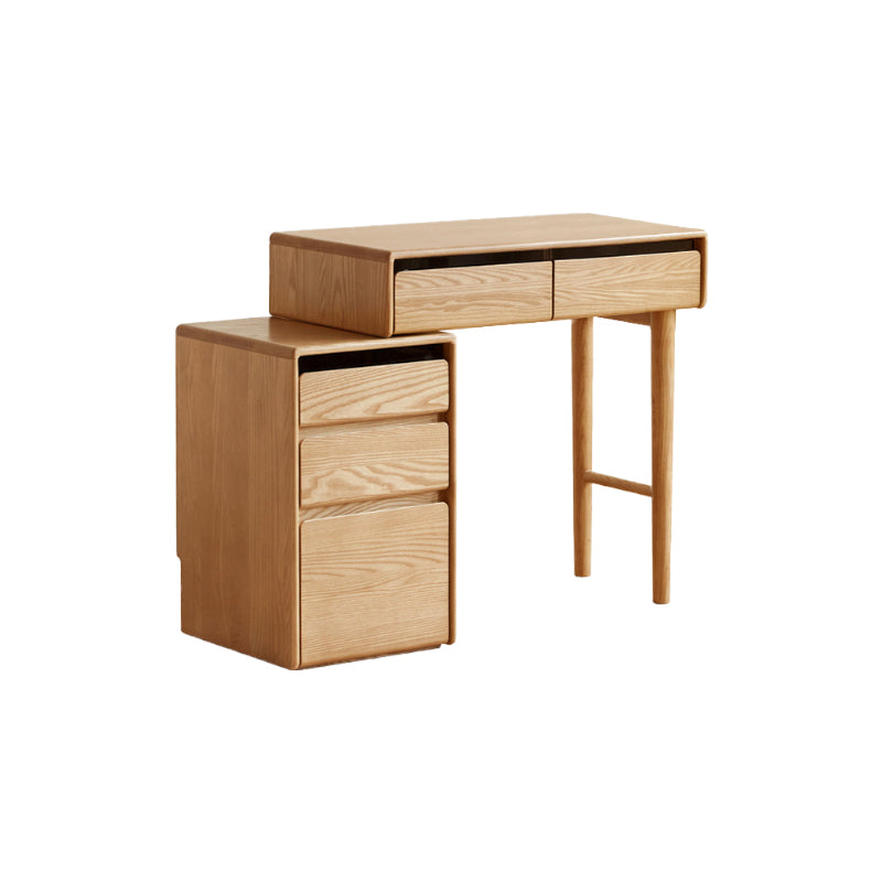 Antonia Solid Ash Dressing Table with Drawer 80cm / 100cm – 80cm, view 10