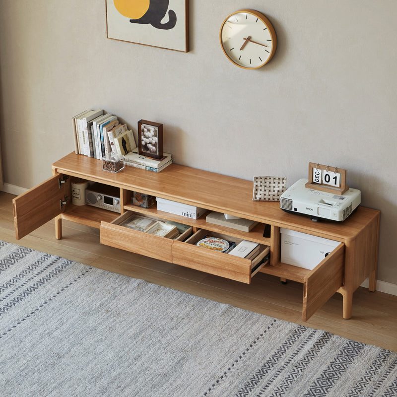 Avery Wooden TV Unit in Rubberwood 180cm – view 3