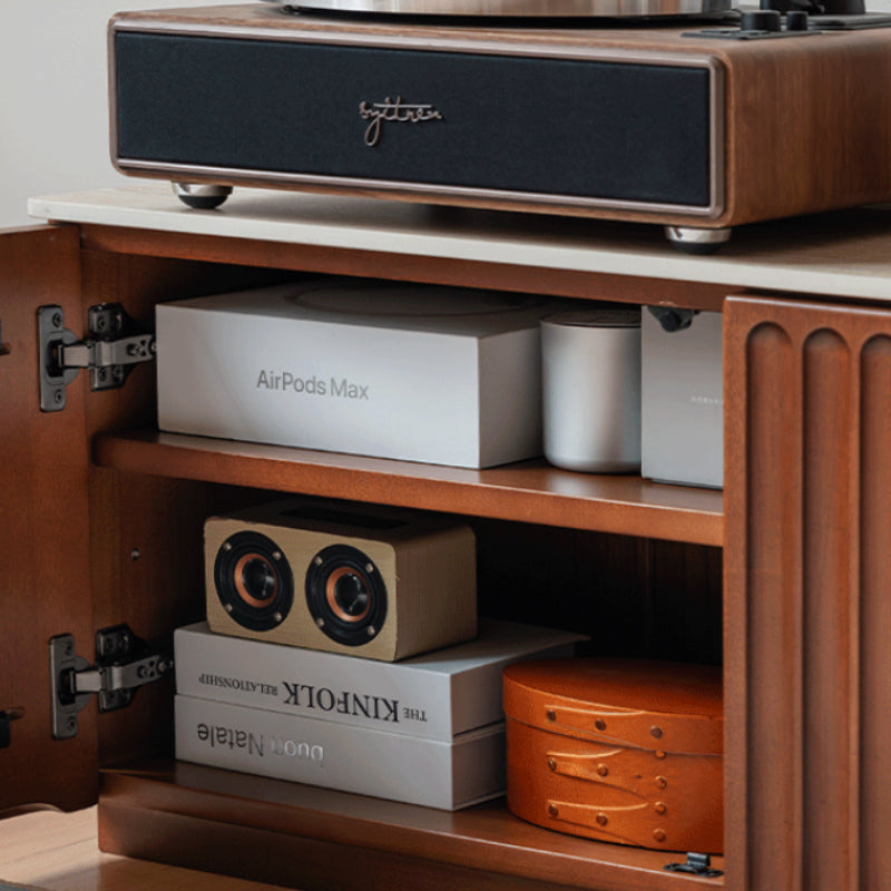 Bennett Wooden TV Unit in Solid Poplar with Ceramic Top 200cm / 220cm – view 7
