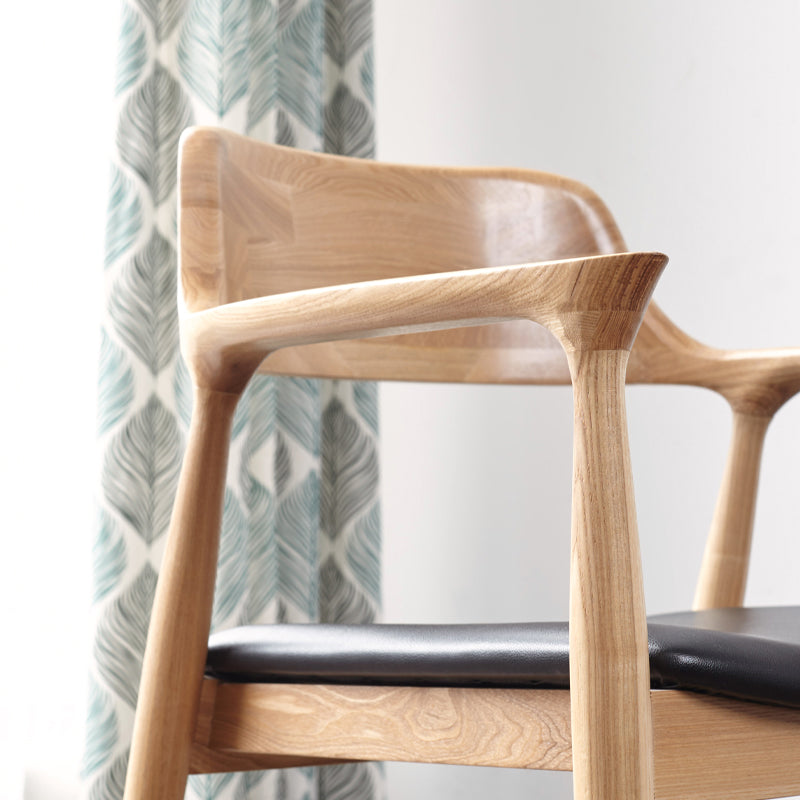 Sharon Curved Back Wooden Dining Chair in Solid Ash – view 10