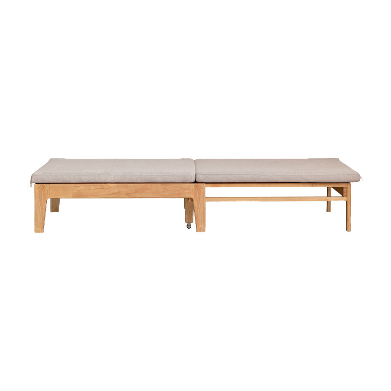 Darian Solid Oak & Cotton-Linen Sofa Bed 90cm / 116cm – 90cm, view 8