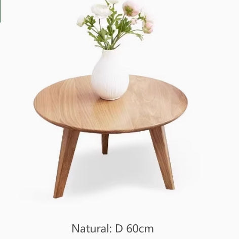 Daubs solid oak coffee table and side table – Natural wood 60cm, view 13