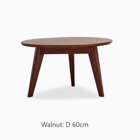 Daubs solid oak coffee table and side table – Walnut 60cm, view 7