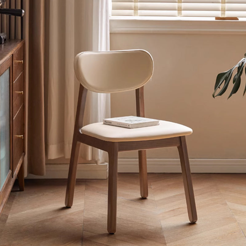 Theodore Curved-Back Dining Chair, Solid American Oak Frame