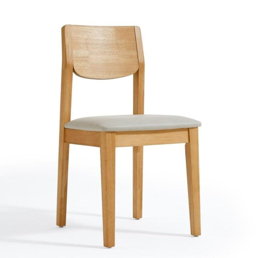 Hayde Upholstered Dining Chair, Solid Rubberwood Legs – view 8