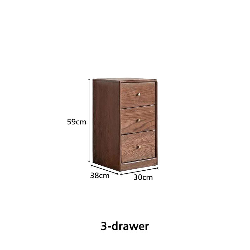 Ellen Solid American Oak Chest of Drawers 3 / 4 / 5 / 6 Drawers – view 12