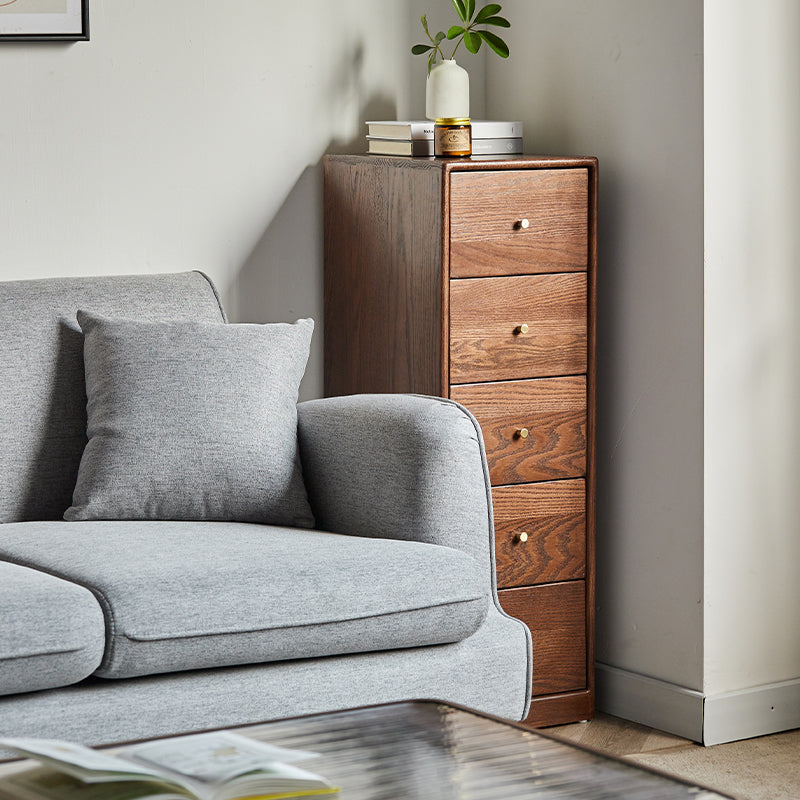 Ellen Solid American Oak Chest of Drawers 3 / 4 / 5 / 6 Drawers – view 2