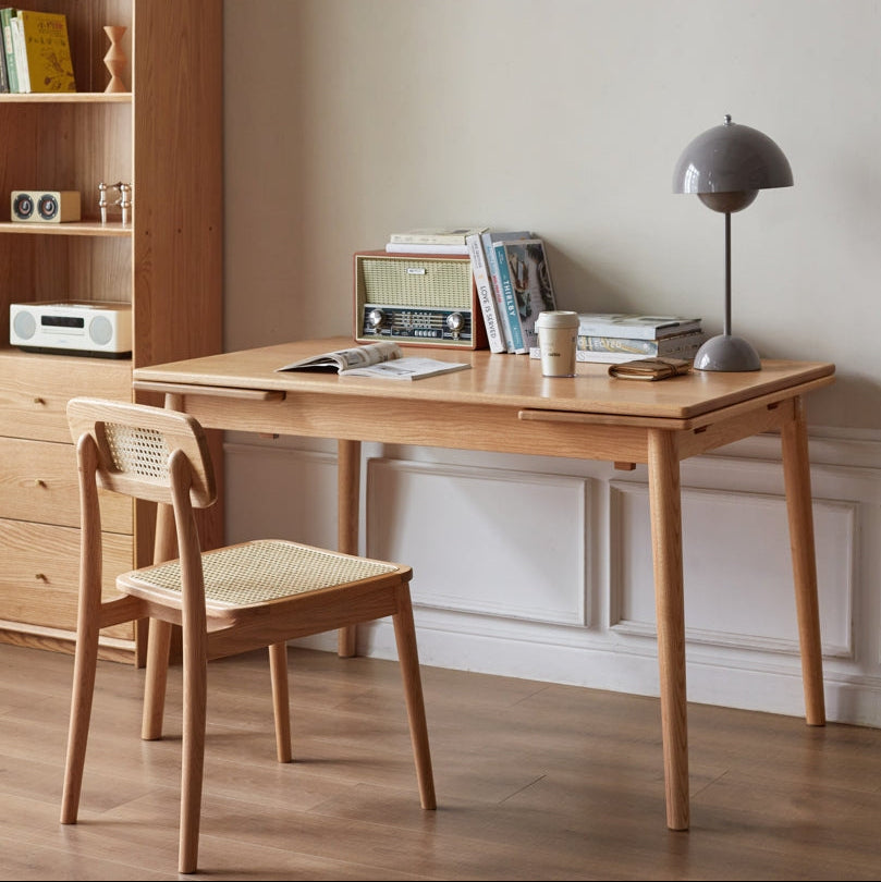 Dawit Extendable Solid American Oak Dining Table – view 2