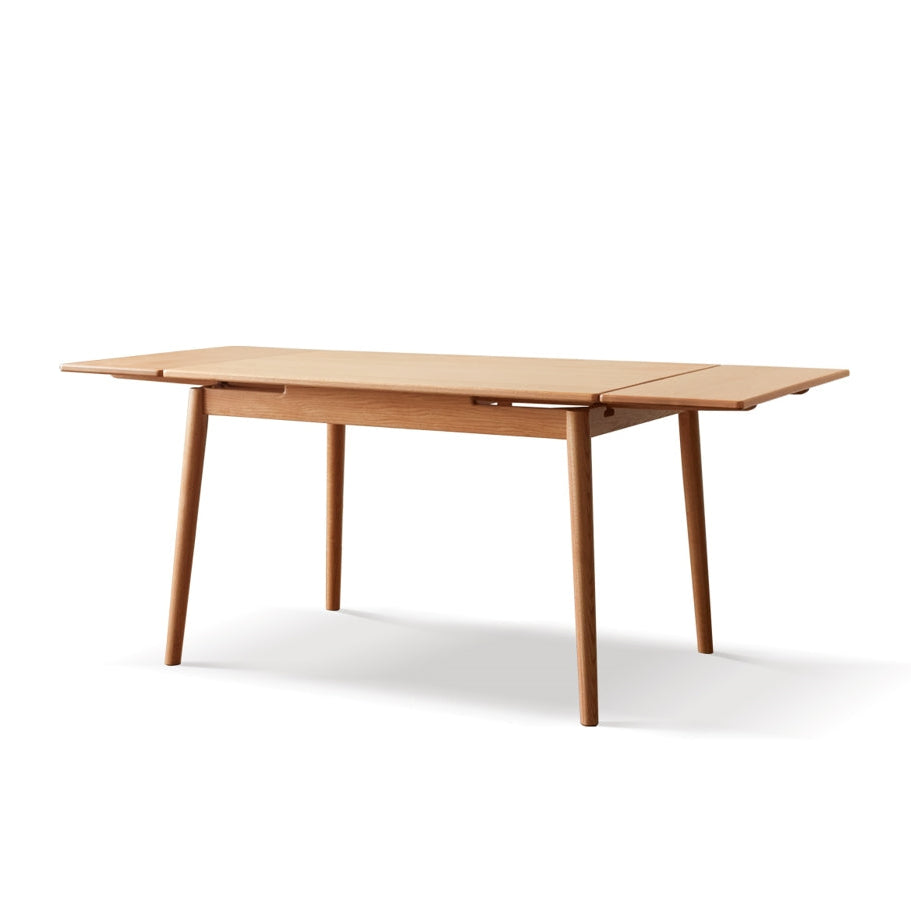Dawit Extendable Solid American Oak Dining Table – Natural Wood, view 6