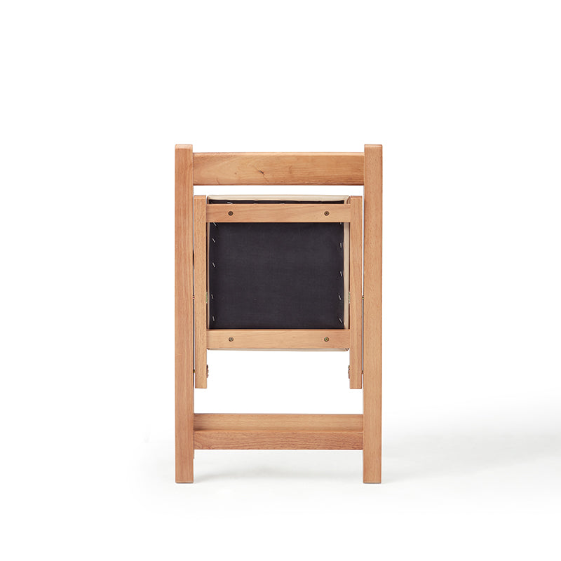 Emma Foldable Wooden Dining Chair with Upholstered Seat – view 10