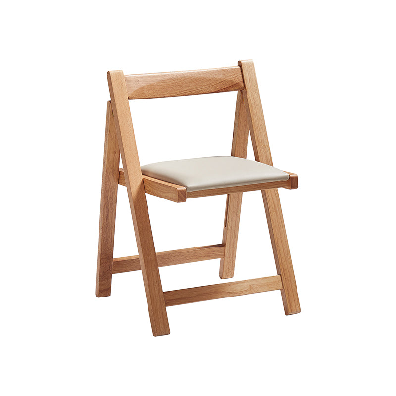 Emma Foldable Wooden Dining Chair with Upholstered Seat – view 7