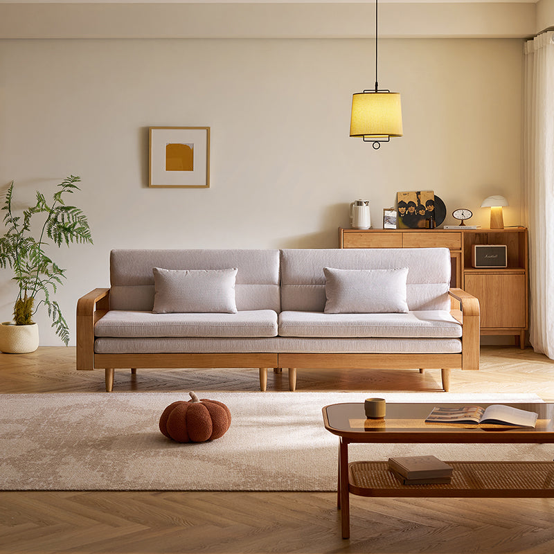 Gaston Sofa Bed with Rubberwood Frame 221cm / 259cm / 288cm