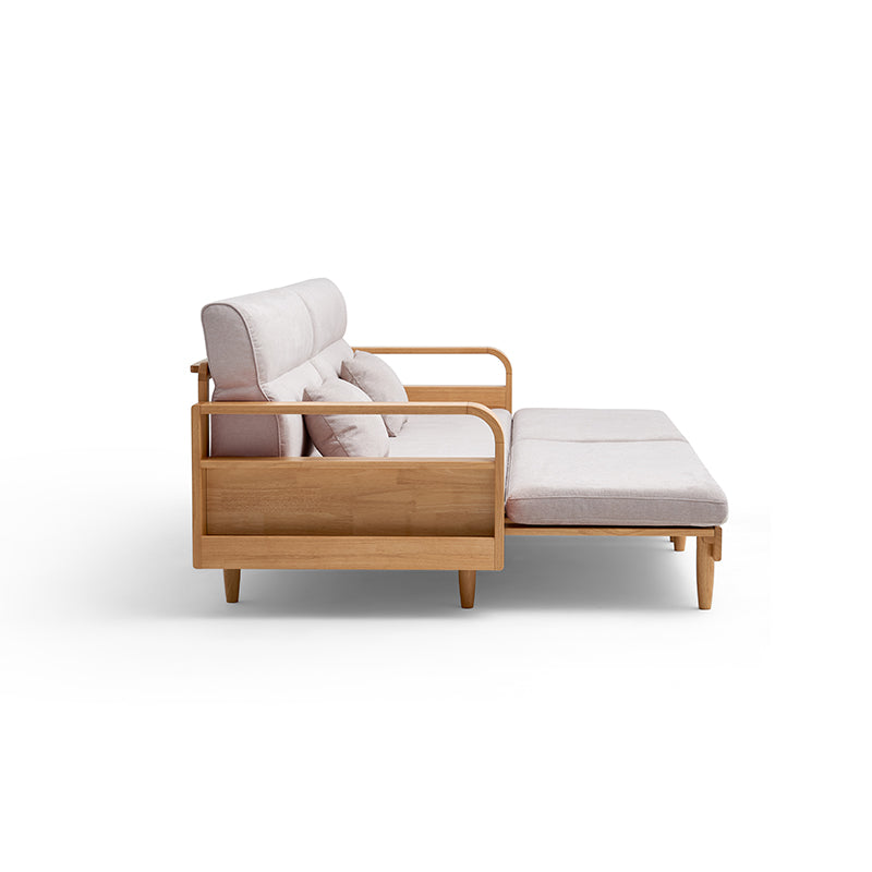 Gaston Sofa Bed with Rubberwood Frame 221cm / 259cm / 288cm – view 12