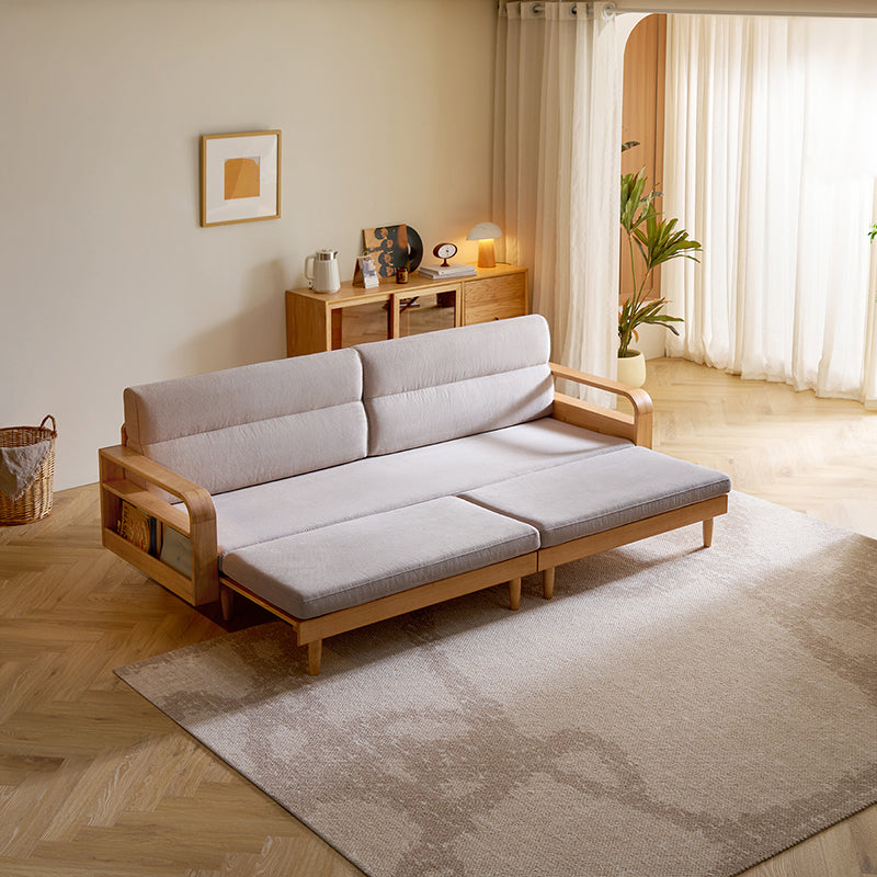 Gaston Sofa Bed with Rubberwood Frame 221cm / 259cm / 288cm – view 2