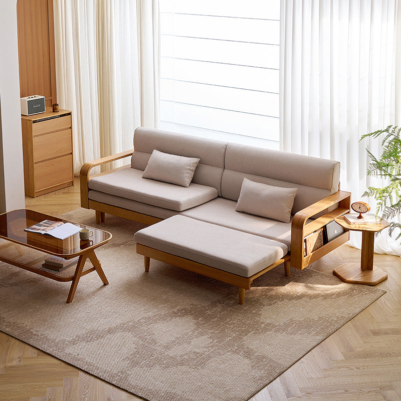 Gaston Sofa Bed with Rubberwood Frame 221cm / 259cm / 288cm – view 3
