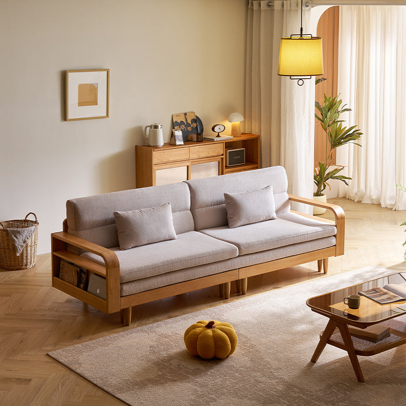 Gaston Sofa Bed with Rubberwood Frame 221cm / 259cm / 288cm – view 6