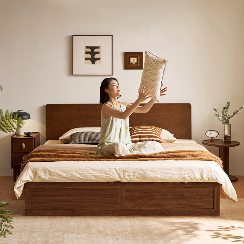 Gemma rubberwood bed frame with under-bed storage – view 16