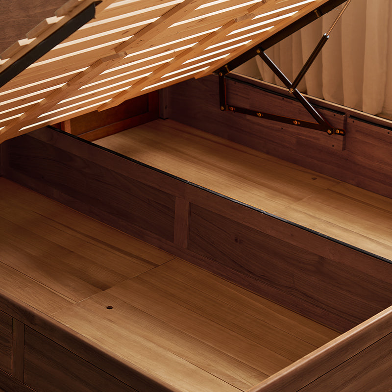 Gemma rubberwood bed frame with under-bed storage – view 23