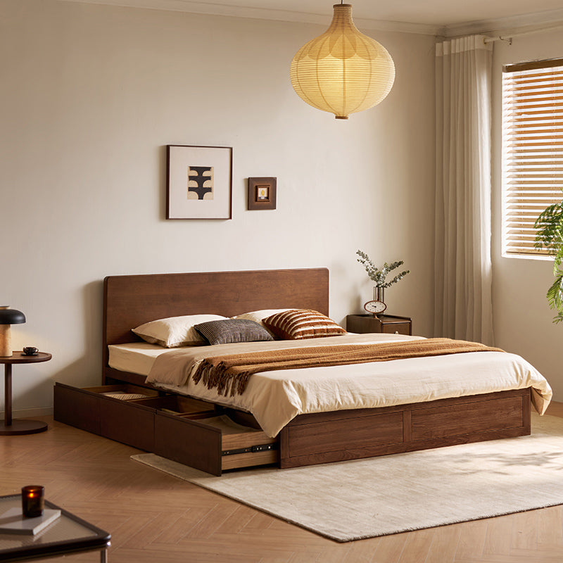 Gemma rubberwood bed frame with under-bed storage – view 40