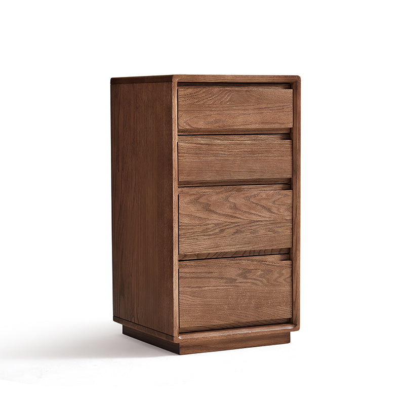 Harriet solid oak chest of drawers in walnut finish – view 17