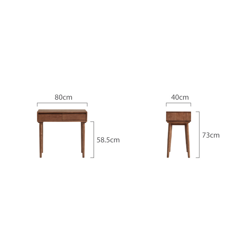 Harriet Solid Oak Dressing Table Set with 4 or 8-Drawer Cabinet – view 23