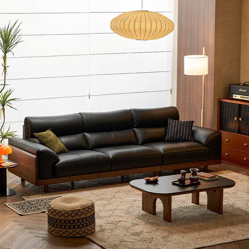 Harry Top-Grain Leather Sofa 240cm / 275cm / 305cm – view 30