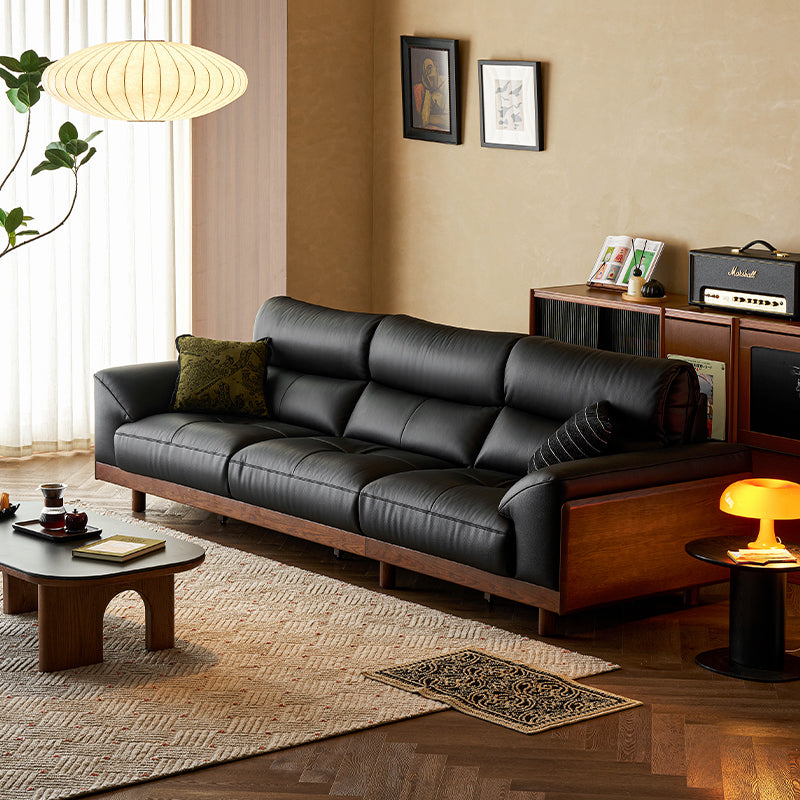 Harry Top-Grain Leather Sofa 240cm / 275cm / 305cm – view 31