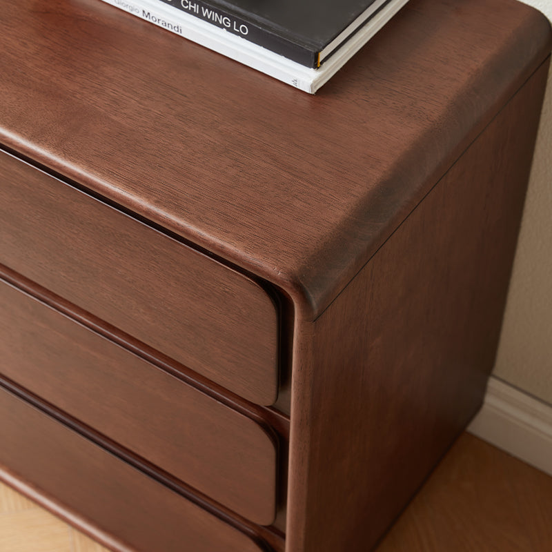 Heathcliff Rubberwood Adjustable Dressing Table, Walnut 3 / 6-Drawer – view 11
