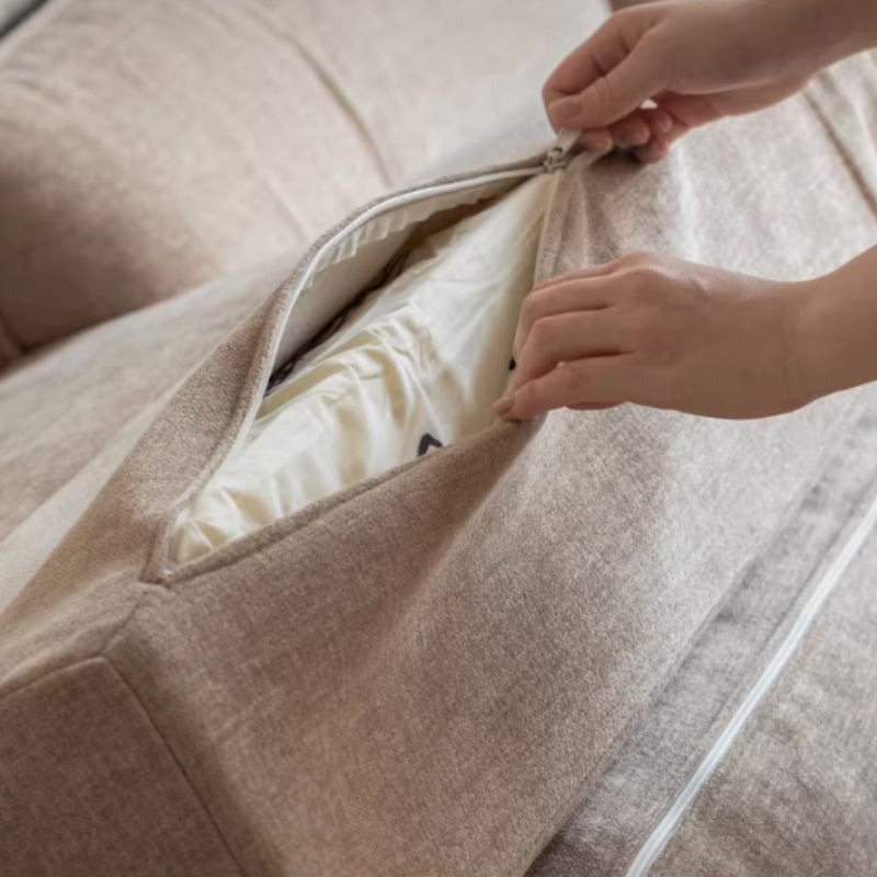 Jonah chenille couch in wheat – view 5