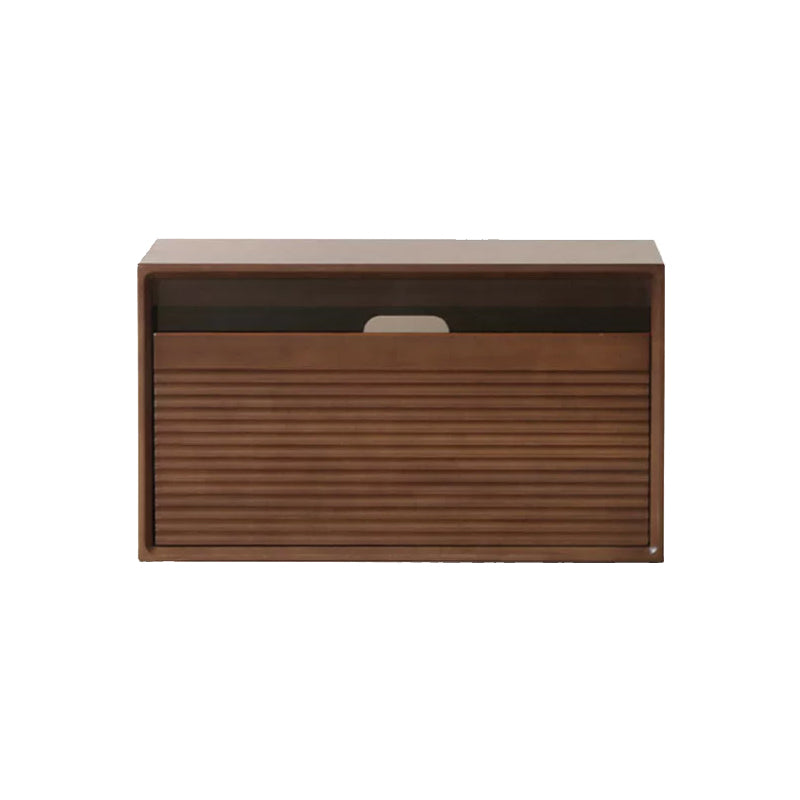 Julius solid black walnut stackable storage cabinet modules – A, view 24
