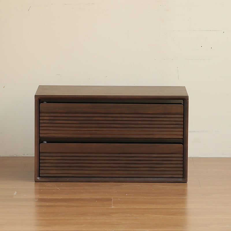 Julius solid black walnut stackable storage cabinet modules – view 19
