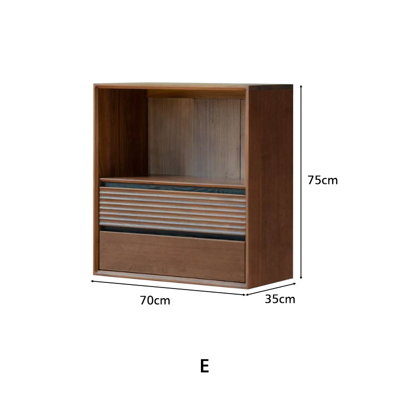 Juniper Solid Merpauh Wood Modular Storage Cabinet 70cm – view 18