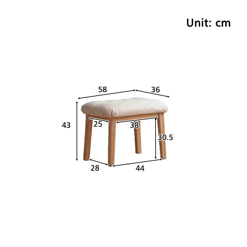 Kathryn Wooden Rocking Chair with Optional Stool – view 13